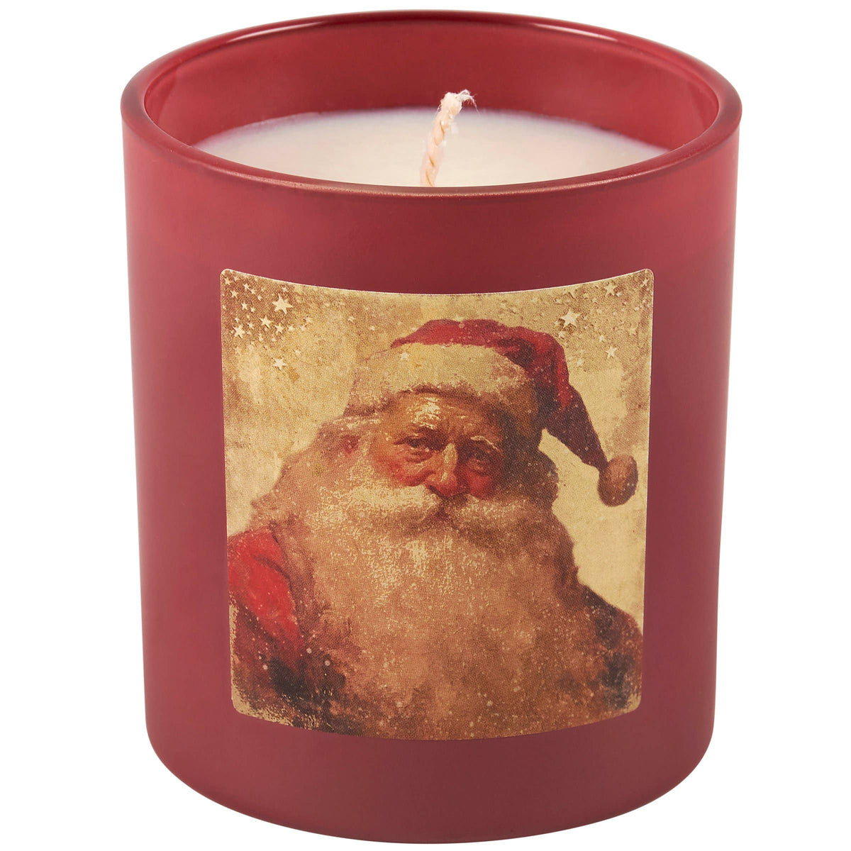 Santa's Portrait Candle
