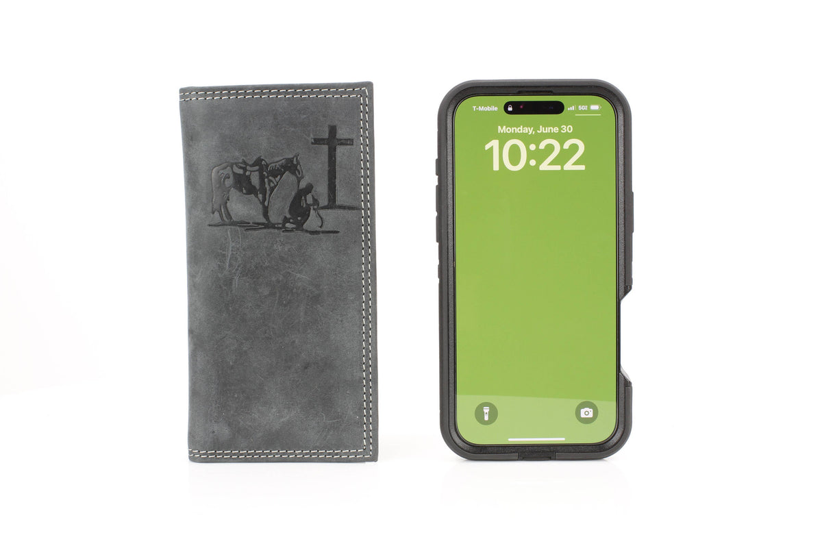 Men’s Rodeo Wallet with Cowboy Emboss ABMWVT 06