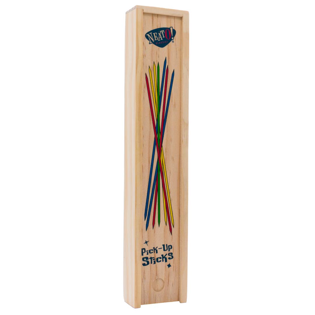 Neato! 41-Piece Pick-Up Sticks Game- Retro Classic, vintage