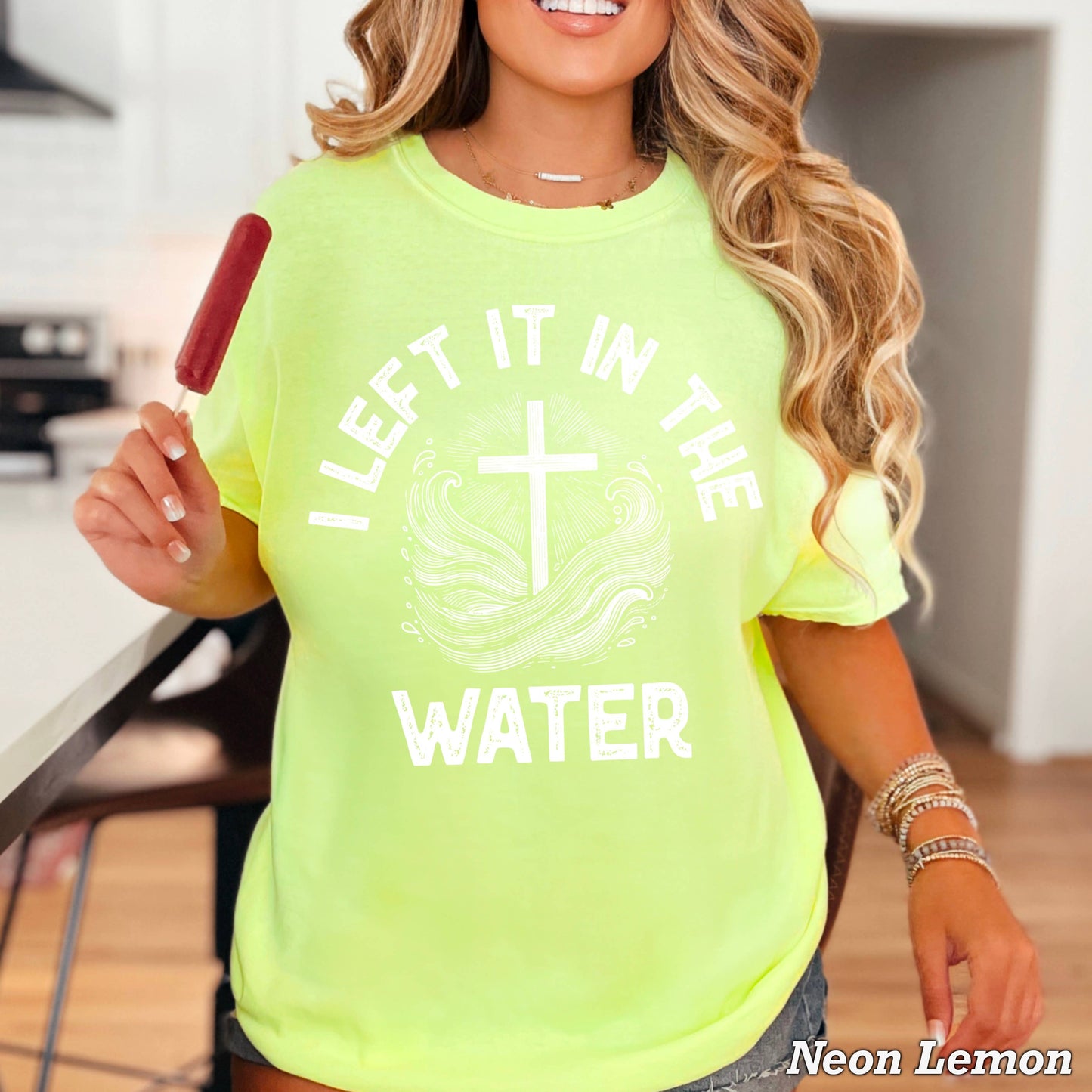 I Left It In The Water Christian Graphic Tee| Comfort Colors