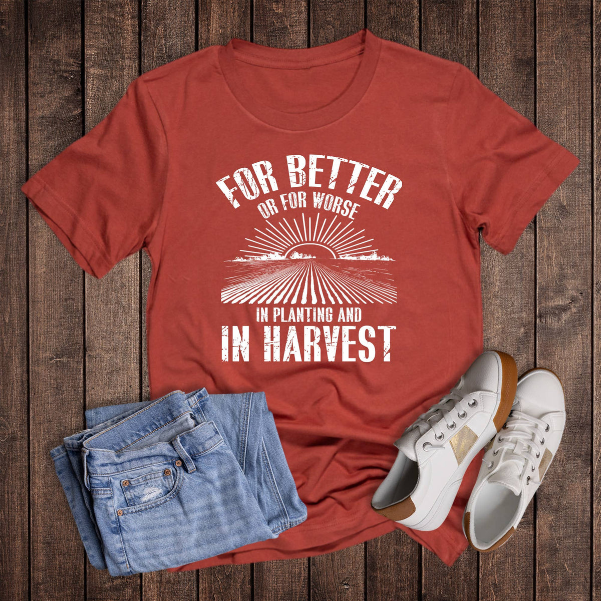 Farm Wife Planting and Harvest Graphic Tee
