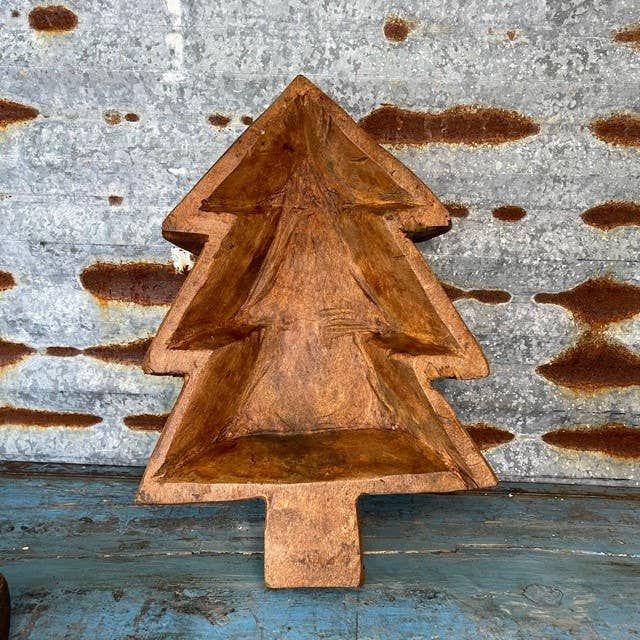 Wooden Bowls- Christmas Tree