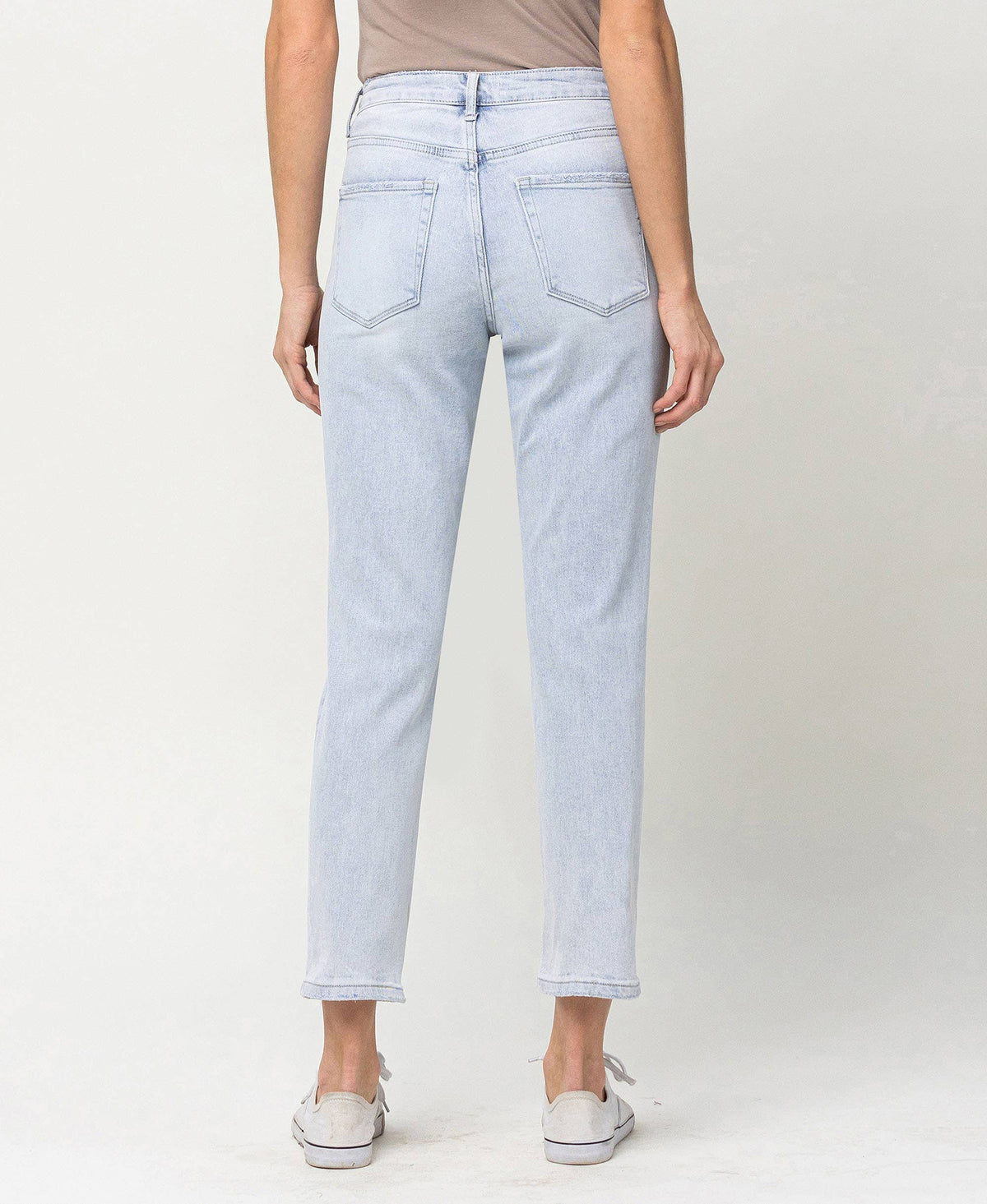 VERVET by FLYING MONKEY- SUPER HIGH RISE STRETCH MOM JEANS