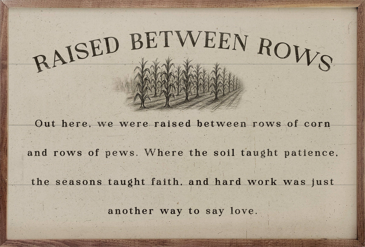 Raised Between Rows
