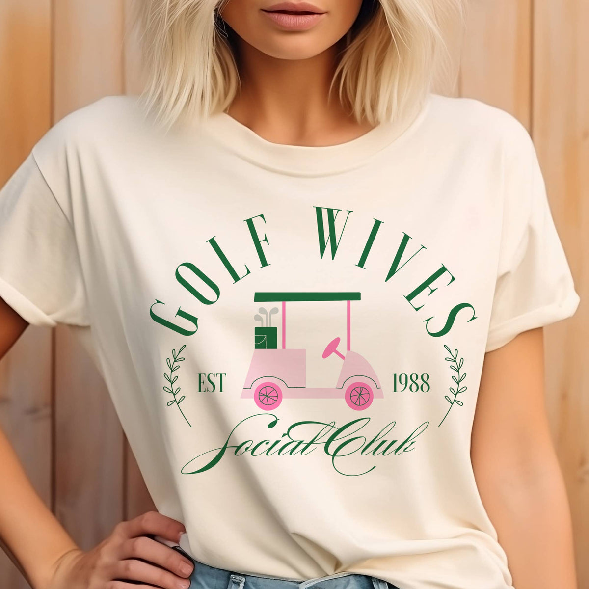 Golf Wives Social Club Country Golfing Social Graphic Tee