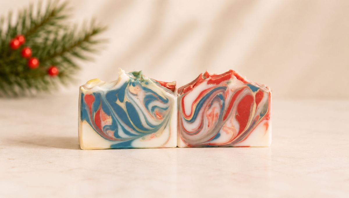 Merry Mistletoe Holiday Soap – Pine, Currant & Cypress