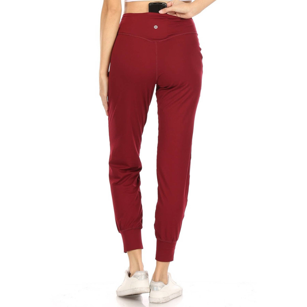 Slim Fit Activewear Joggers with Hidden Back Pocket