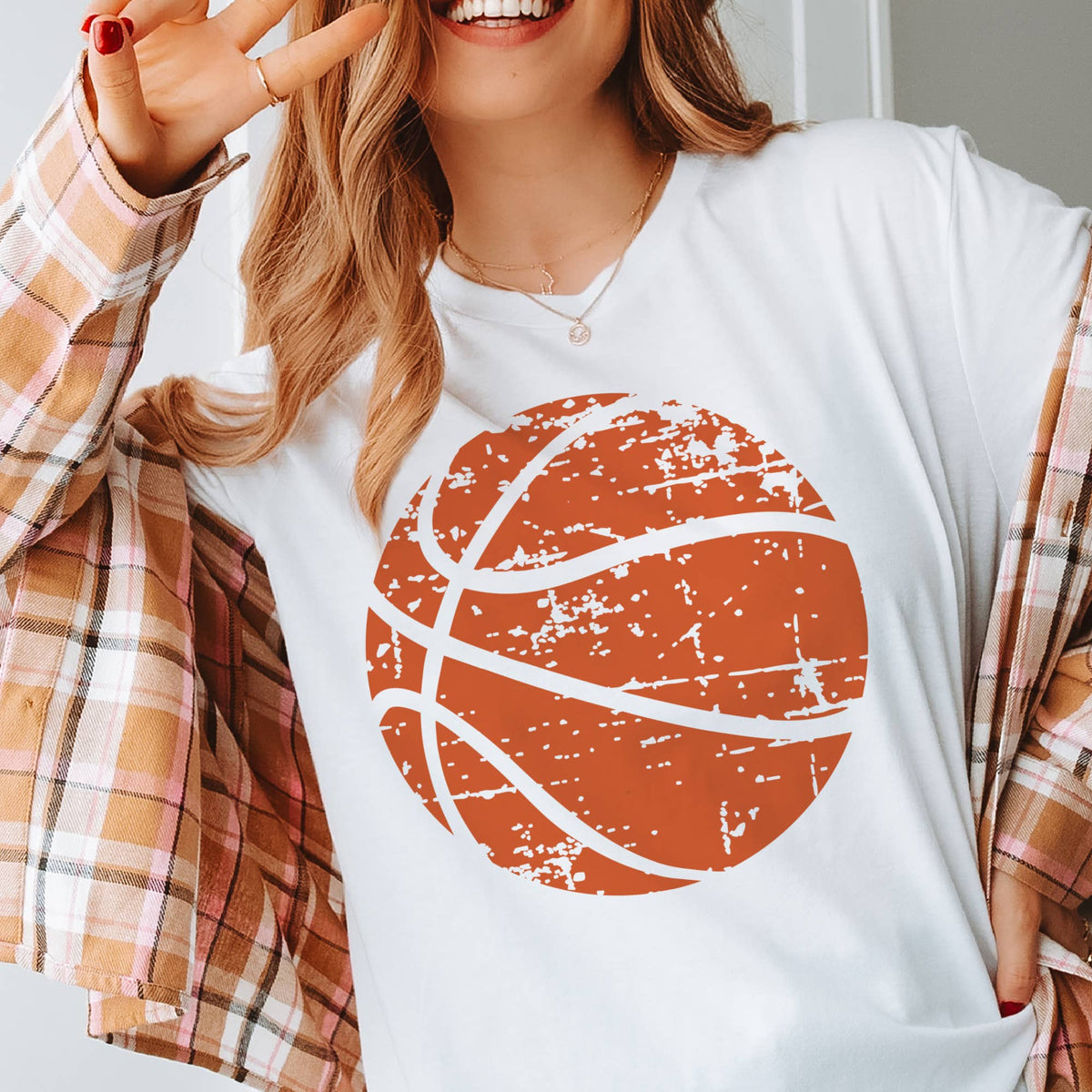 Vintage Basketball Game Day Modern Mama Graphic Tee