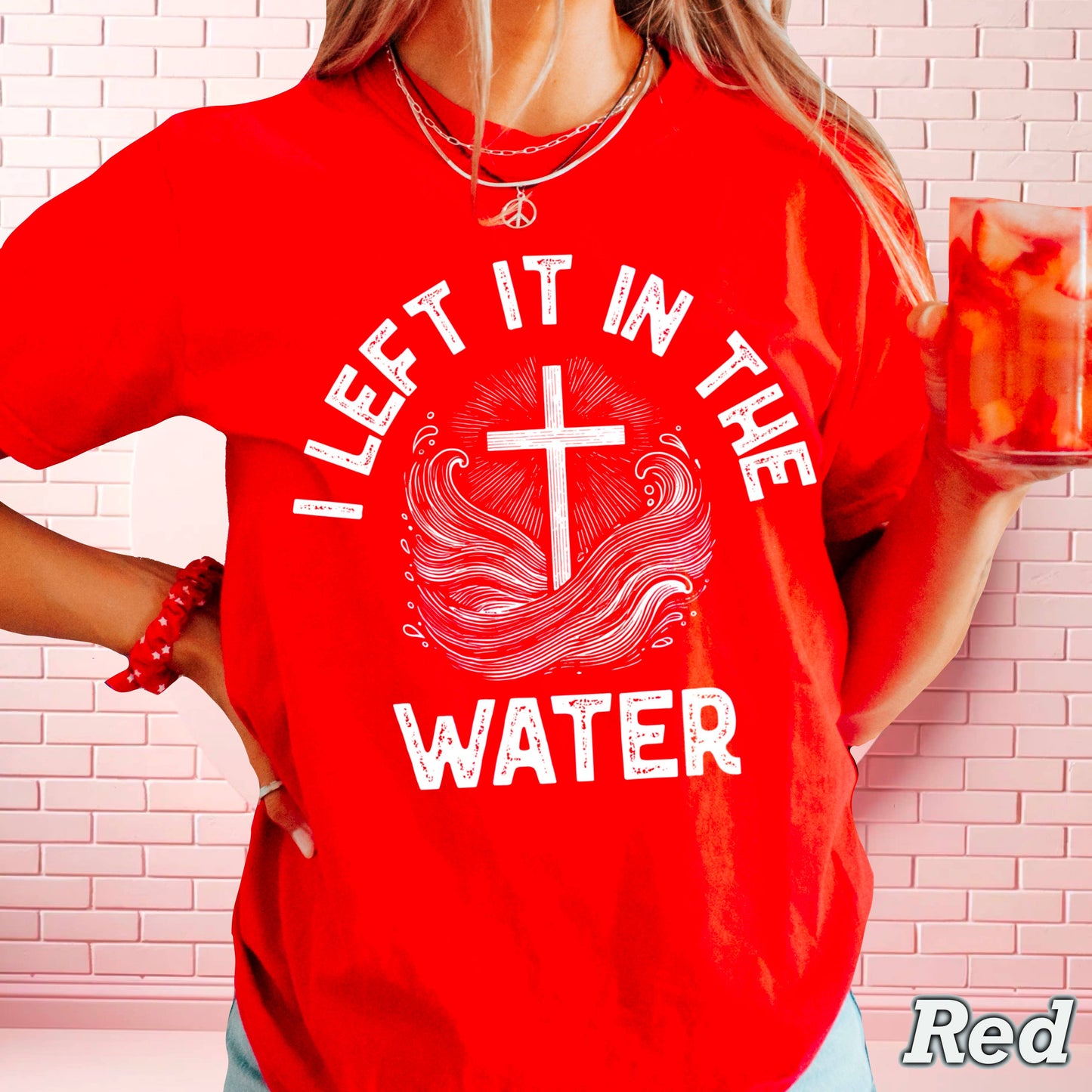 I Left It In The Water Christian Graphic Tee| Comfort Colors