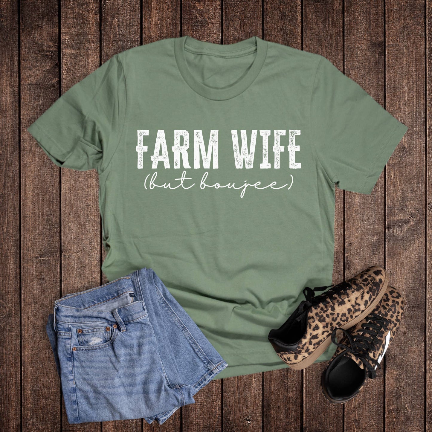 Farm Wife But Boujee Graphic Tee