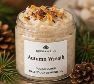 Fall Sugar Scrubs | Handmade Scrubs with Almond Oil
