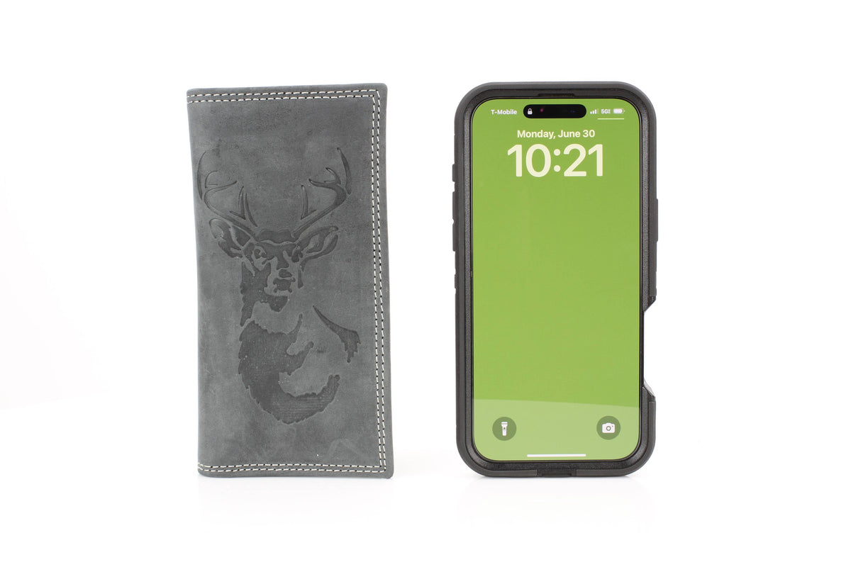 Men’s Rodeo Wallet with Deer Emboss ABMWVT 07