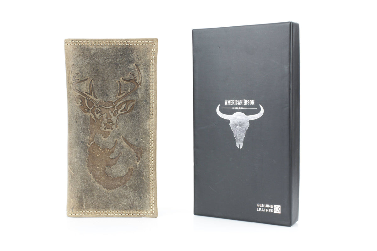 Men’s Rodeo Wallet with Deer Emboss ABMWVT 07
