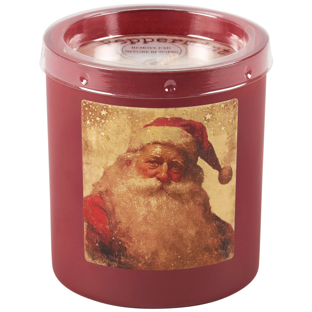 Santa's Portrait Candle