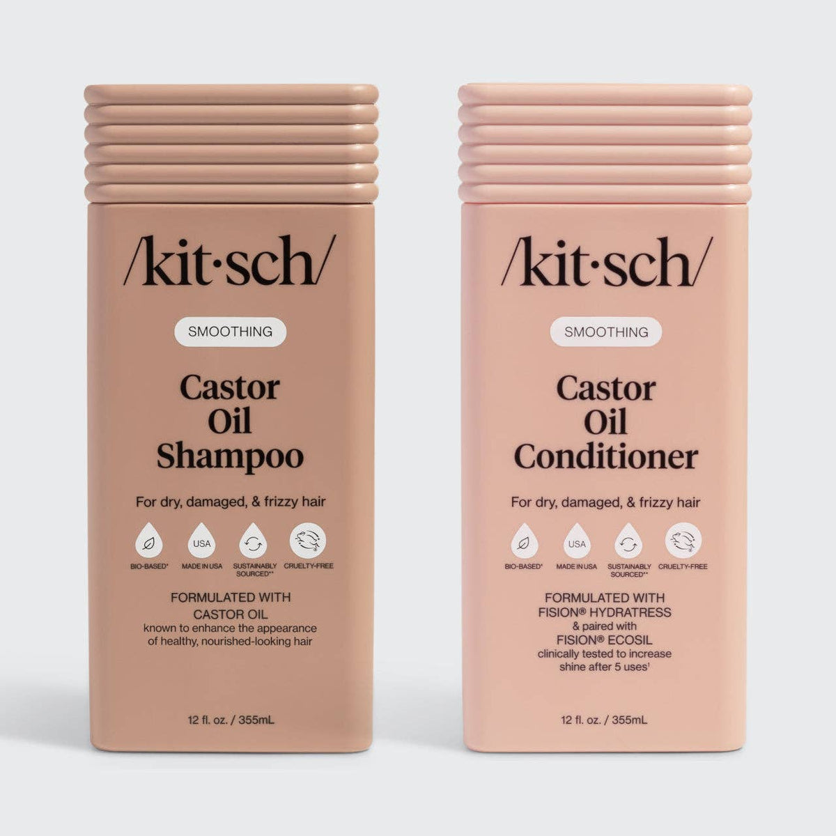 Smoothing Castor Oil Shampoo & Conditioner Combo