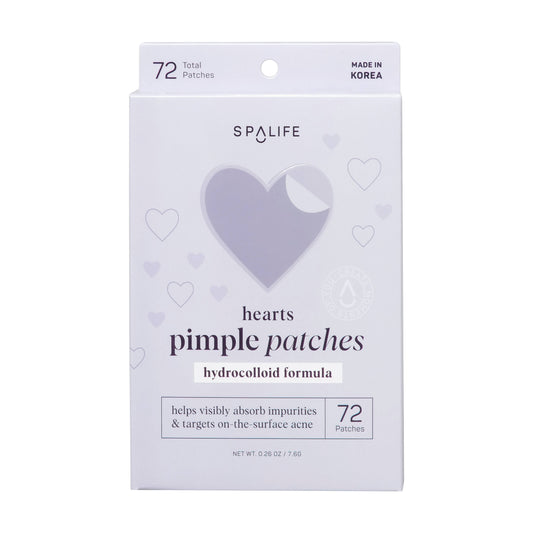 Hydrocolloid Hearts Pimple Patches l 72 ct