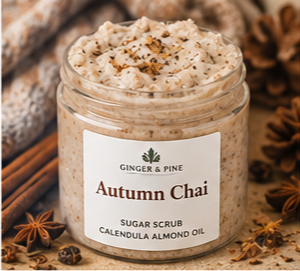 Fall Sugar Scrubs | Handmade Scrubs with Almond Oil